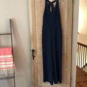 BCBG wide leg romper